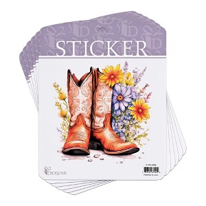 Dicksons Adhesive Sticker Decal for Journaling, Scrapbooking, and Accessory Personalization 5.25 x 6.5 Vinyl Armor of God Cross - PACK of 6 - 1 of 2