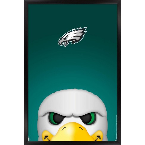 Trends International NFL Philadelphia Eagles - Jalen Hurts & DeVonta Smith  21 Unframed Wall Poster Print Black Clip Bundle 22.375 x 34