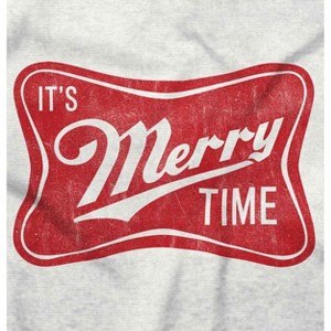 Xmas Its Merry Time Christmas Graphic T Shirt Men or Women Brisco Brands - 1 of 4