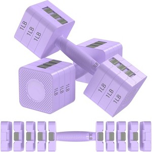 5-Level Adjustable Dumbbell Set, Hand Weights for Full Body Workout, Home Gym Free Weights - 1 of 4