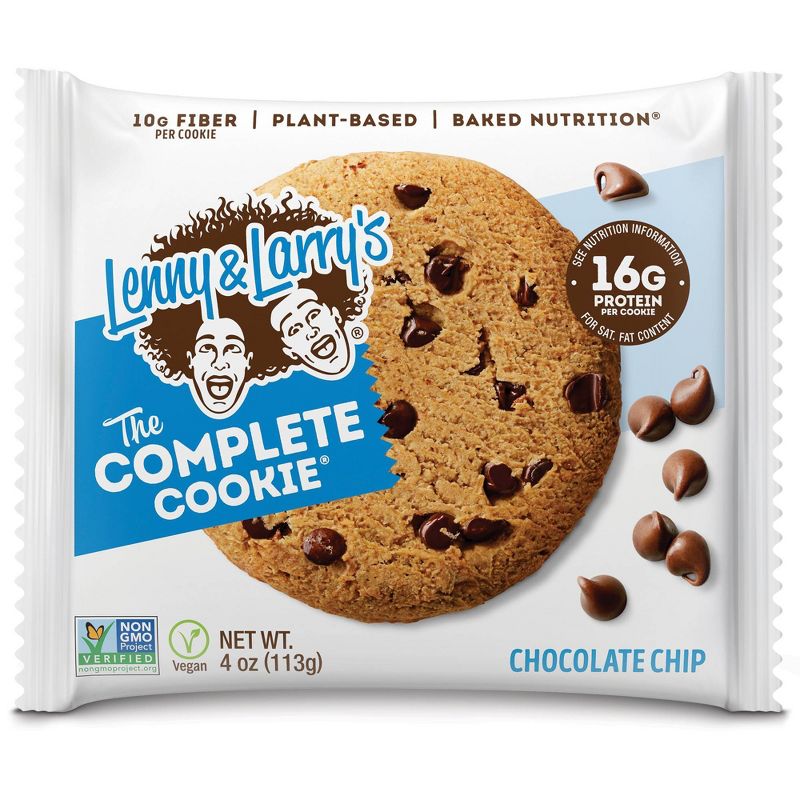 Lenny & Larry's Complete Vegan Cookies - Chocolate Chip, 3 of 6