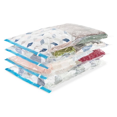 Whitmor Spacemaker Vacuum Storage Bags Clear 5pc Target