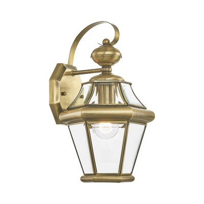 Livex Lighting Georgetown 1 - Light Wall Light in  Antique Brass