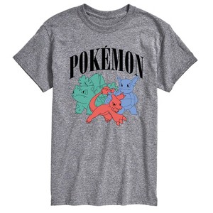 Men's - Pokémon - Pokemon Charmeleon Ivysaur Wartortle-Men's Short Sleeve Graphic T-Shirt Short Sleeve Graphic T-Shirt - 1 of 3