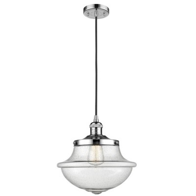 Oxford - 1 Light Cord Hung Mini Pendant In Traditional Style-11.5 Inches Tall and 11.75 Inches Wide
