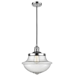 Oxford - 1 Light Cord Hung Mini Pendant In Traditional Style-11.5 Inches Tall and 11.75 Inches Wide - 1 of 1