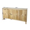 Retro Sideboard Buffet, Rectangular Storage Cabinet With Adjustable Shelves And 4 Doors, Large Sideboard Cabinet For Hallway, Entryway, Living Room - 4 of 4