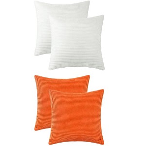 REGALWOVEN 4 Pcs Modern Sofa Home Decorative Throw Pillow Covers 18" x 18" - 1 of 4