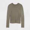 Women's Long Sleeve Brushed Knit T-Shirt - A New Day™ - 4 of 4