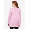 Woman Within Plus Size Perfect Long-Sleeve Crewneck Tunic - 3 of 4