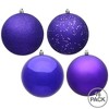 Vickerman Purple Ball Ornament - 2 of 3