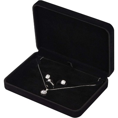 Large Jewelry Set Box, Necklace and Ring Earring Pendant Gift Box, Pearl Necklace Storage Case