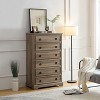 NicBex Modern 6 Drawers Dresser Tall Dresser Closet Organizers and Storage with Easy Pull Handle for Bedroom, Living Room - 2 of 4