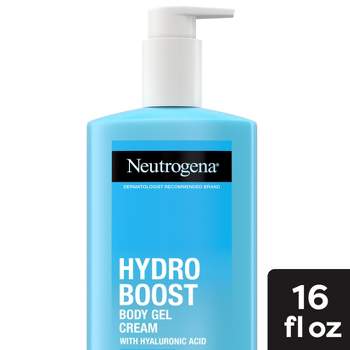 Neutrogena Hydro Boost Hydrating Body Gel Cream with Hyaluronic Acid  for Normal to Dry Skin  - 16oz