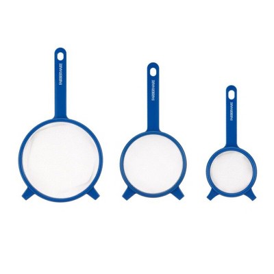 Farberware Strainers Set of 3 - Classic Blue