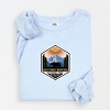 Simply Sage Market Great Smoky Mountains National Park Badge Lightweight Garment Dyed Sweatshirt - 2 of 4