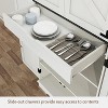 Vipbear 72" Kitchen Pantry Cabinet, Farmhouse Pantry Storage Cabinet with 4 Doors, Adjustable Shelves, Kitchen Organizers and Storage for Dining Room - 3 of 3