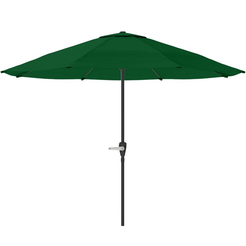 Nature Spring 9-ft Easy Crank Patio Umbrella with Vented Canopy for Deck, Balcony, Backyard, or Pool, 1 of 7