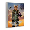 Stupell Industries Cat Pilot & Aircraft Black Framed Giclee Art - 3 of 4
