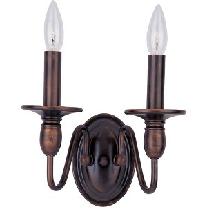 Maxim Lighting Towne 2 - Light Wall Light in  Oil Rubbed Bronze - 1 of 2