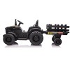 Kids Ride On Tractor with Trailer, 12V Electric Ride On Car for Kids, Dual 40W Motors, LED Headlights, USB/MP3, Battery Powered Outdoor for 3+ - 3 of 4