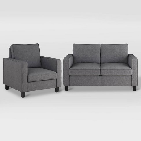 Couch loveseat chair online set