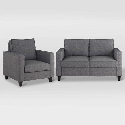 Accent Chair Set Gray Corliving