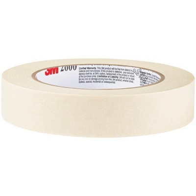 Highland 2600 Masking Tape, 0.75 Inches x 60 Yards, 3 Inch Core, Pack of 12