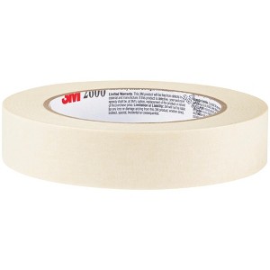 Highland 2600 Masking Tape, 0.75 Inches x 60 Yards, 3 Inch Core, Pack of 12 - 1 of 1