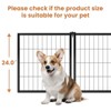 APRILSOUL 47.2" /63" Dog Crate Kennel, for Small/Medium Dogs & Puppies, Playpen with Top, Indoor Pet Cage, Black - 2 of 4