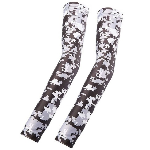 Juvale 1 Pair Sports Compression Arm Sleeves For Football Baseball Basketball Adult Large Target