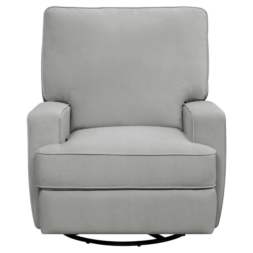 Photos - Chair Luann Swivel Gliding Recliner Gray - Baby Relax