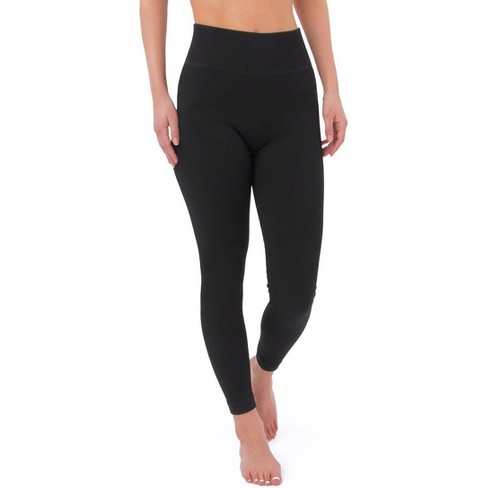 Satina High Waisted Medium Full Length Tummy Control Leggings black Target