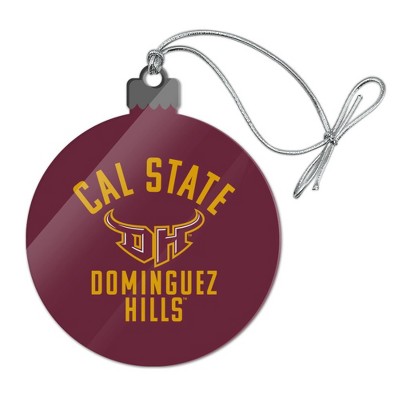 California State University Dominguez Hills Toros Logo Acrylic Christmas Tree Holiday Ornament
