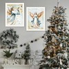 SEVOBAL Wall Art, "Angels We Have Heard on High" Framed Wall Art Duo for Holiday and Winter Decor, White, 18"*1"*14" - 3 of 4