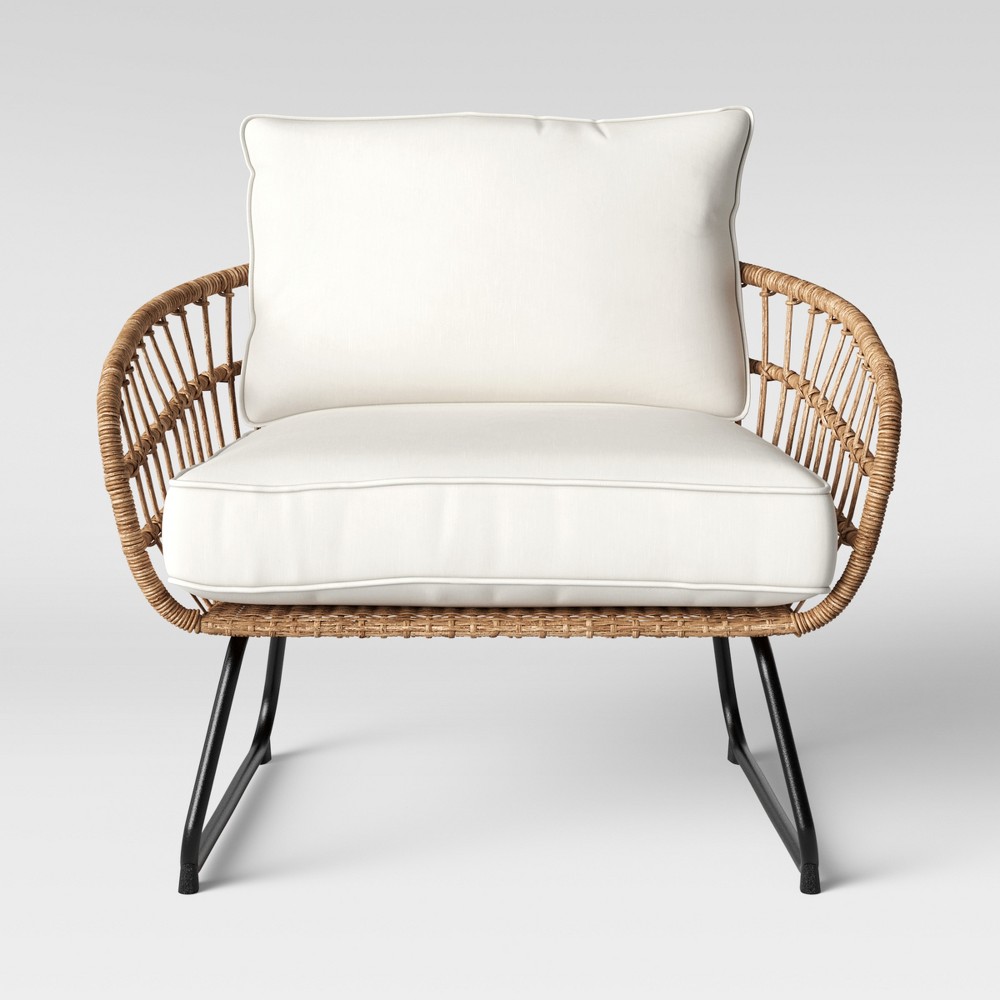 Southport Patio Chair + Half Linen - Opalhouse