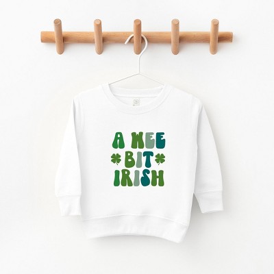 The Juniper Shop A Wee Bit Irish Toddler Graphic Sweatshirt