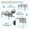 EAGLE PEAK 6'x4'Instant Pop Up Canopy with Adjustable Sun Wall - 2 of 4