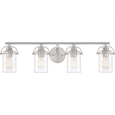 Quoizel Lighting Emerson 4 - Light Vanity in  Brushed Nickel