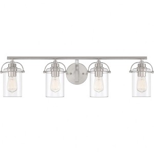 Quoizel Lighting Emerson 4 - Light Vanity in  Brushed Nickel - 1 of 1