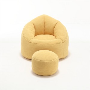 XINGHANZHENXUAN Premium High-Density Foam Bean Bag Chair with Footrest, Compressed for Easy Setup - 1 of 4