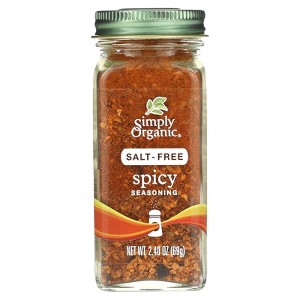 Simply Organic Spicy Seasoning, Salt-Free, 2.4 oz (69 g) - 1 of 2