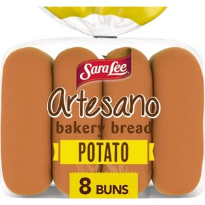 Sara Lee Artesano Potato Hot Dog Buns - 16oz/8ct - 1 of 4