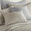 Aditya Taupe Quilted Pillow - Levtex Home - 2 of 3