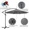 Yaheetech 10 Ft Patio Umbrella with Crank & Cross Base - 4 of 4