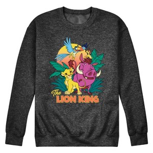 Men's - Disney - The Lion King Graphic Fleece Sweatshirt - 1 of 4