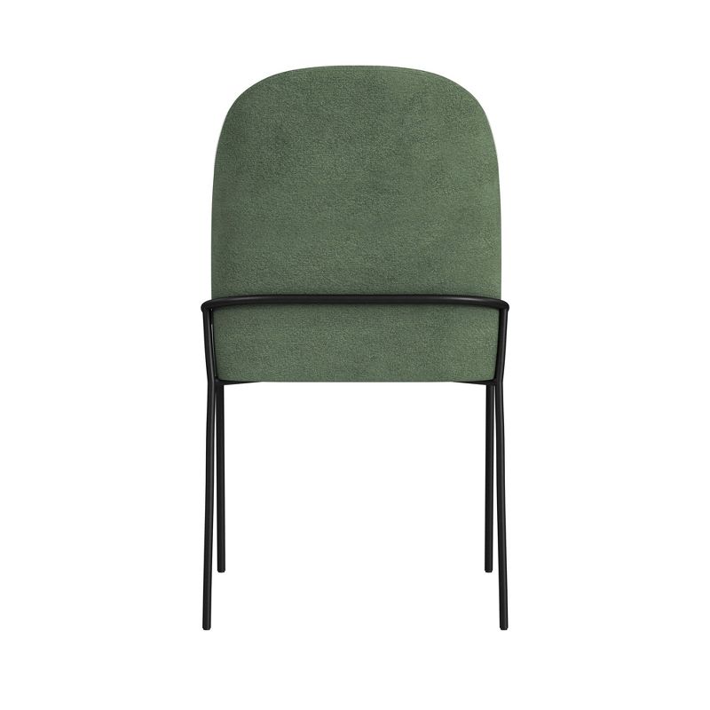 Modern Metal Dining Chair Velvet - HomePop, 5 of 13