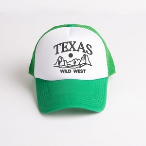 Simply Sage Market Embroidered Texas Wild West Foam Trucker Hat - 1 of 3
