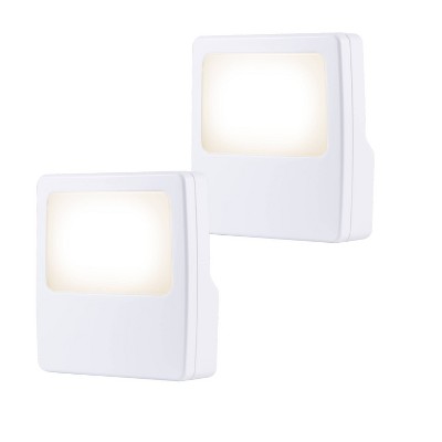 General Electric 2pk Plugin LED Night Light White