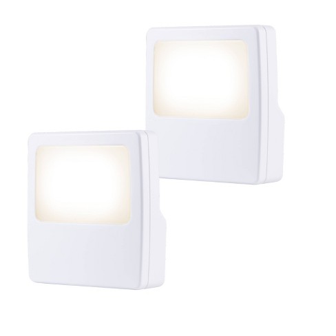 Ge 2pk Plugin Led Night Light White : Target